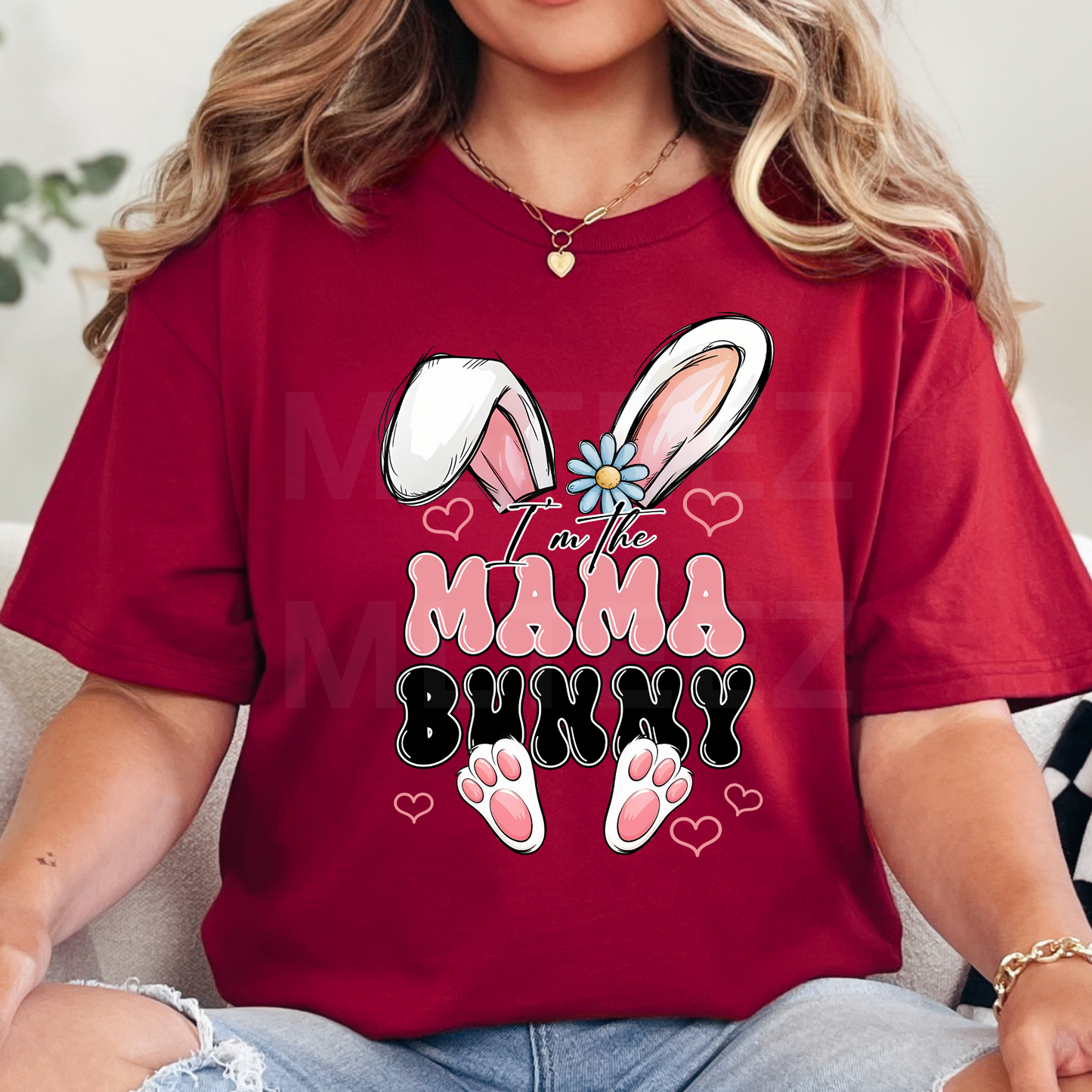 Mama Bunny (Easter) (2) DTF Direct To Film