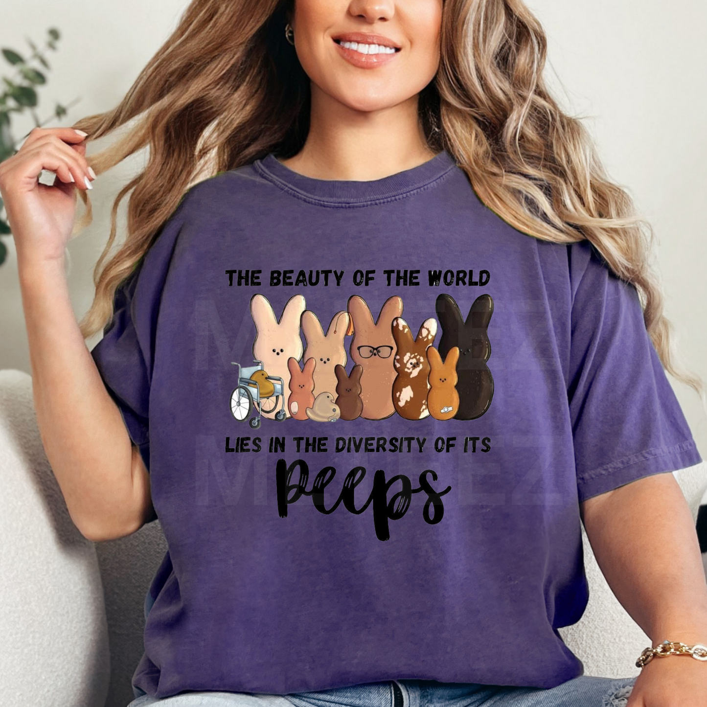 The Beauty Of The World Lies In The Diversity Of Its Peeps (1) DTF Direct To Film