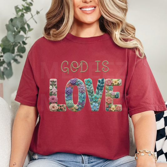 God Is Love (1) DTF Direct to Film