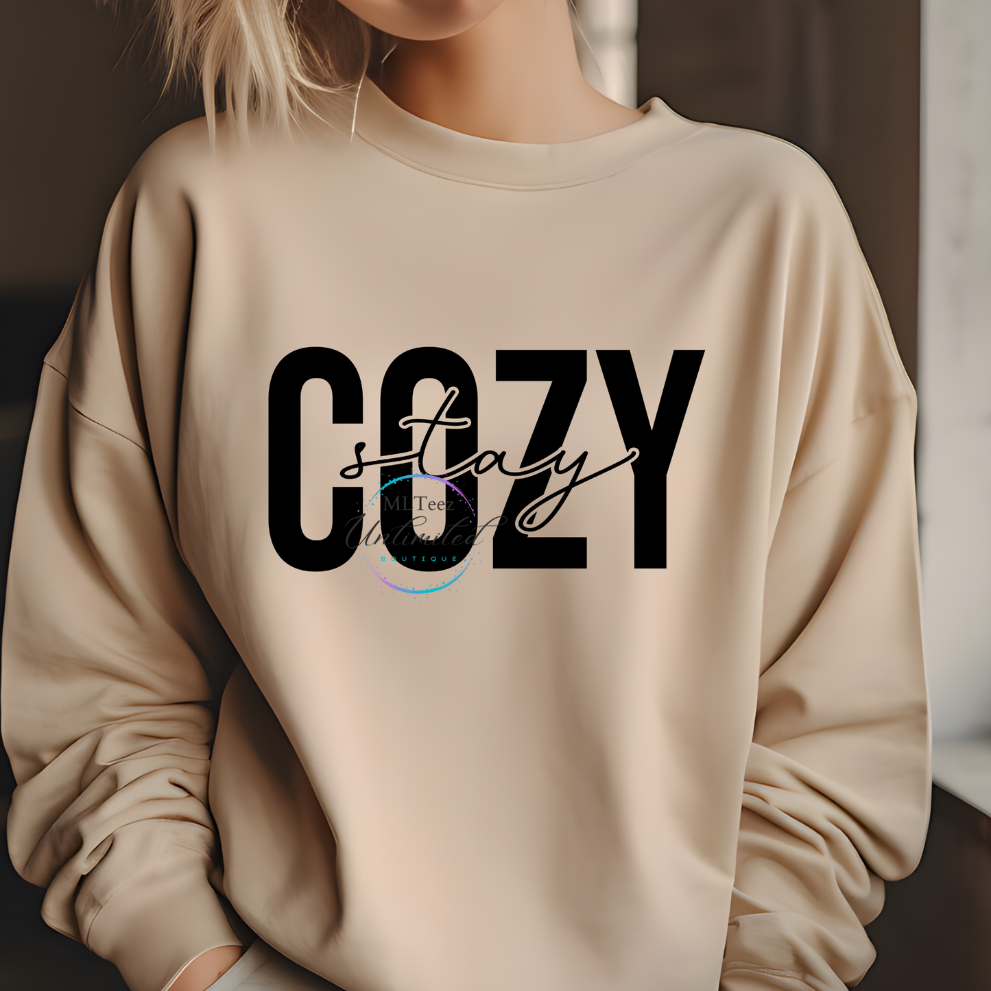 Stay Cozy (Black) DTF Direct To Film