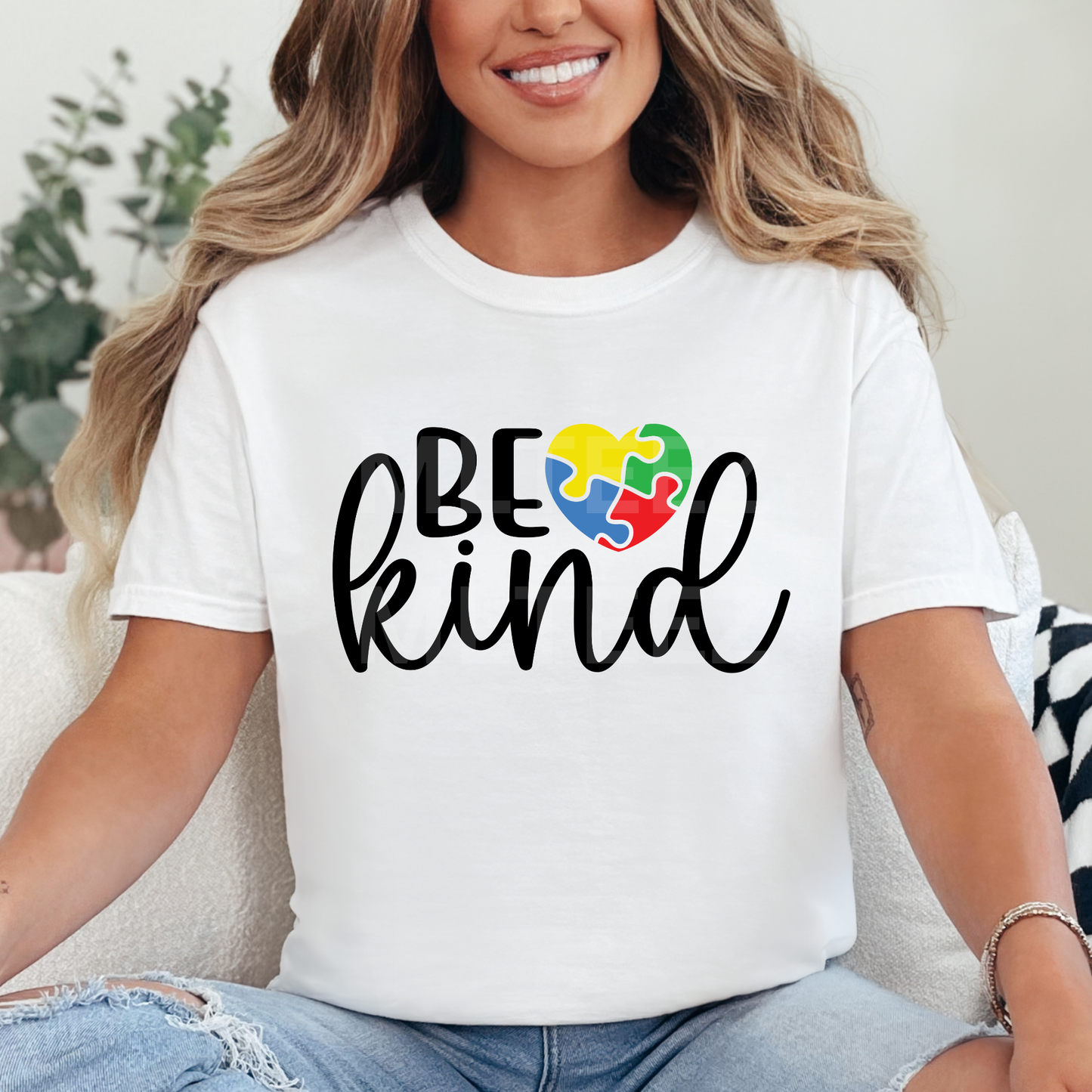 Be Kind (Autism) (1) DTF Direct To Film