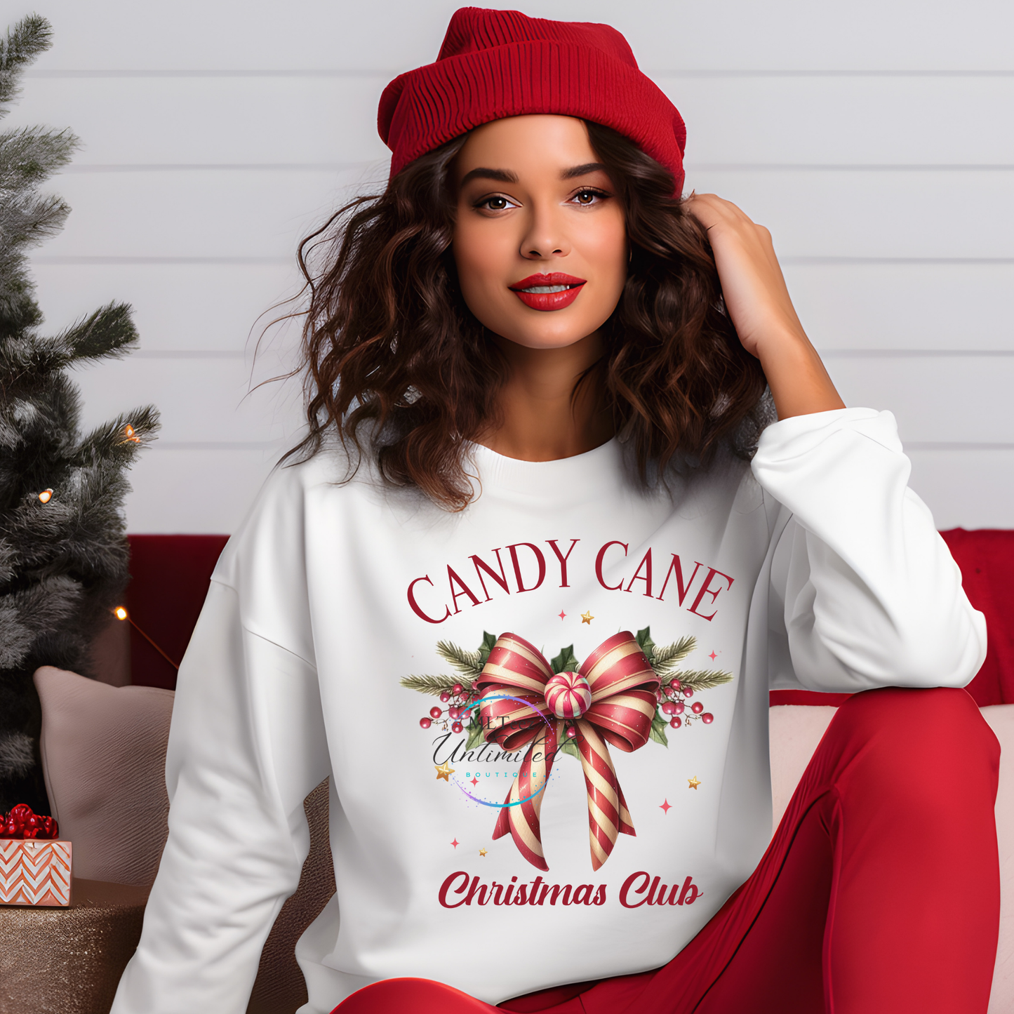 Candy Cane Christmas Club DTF Direct To Film