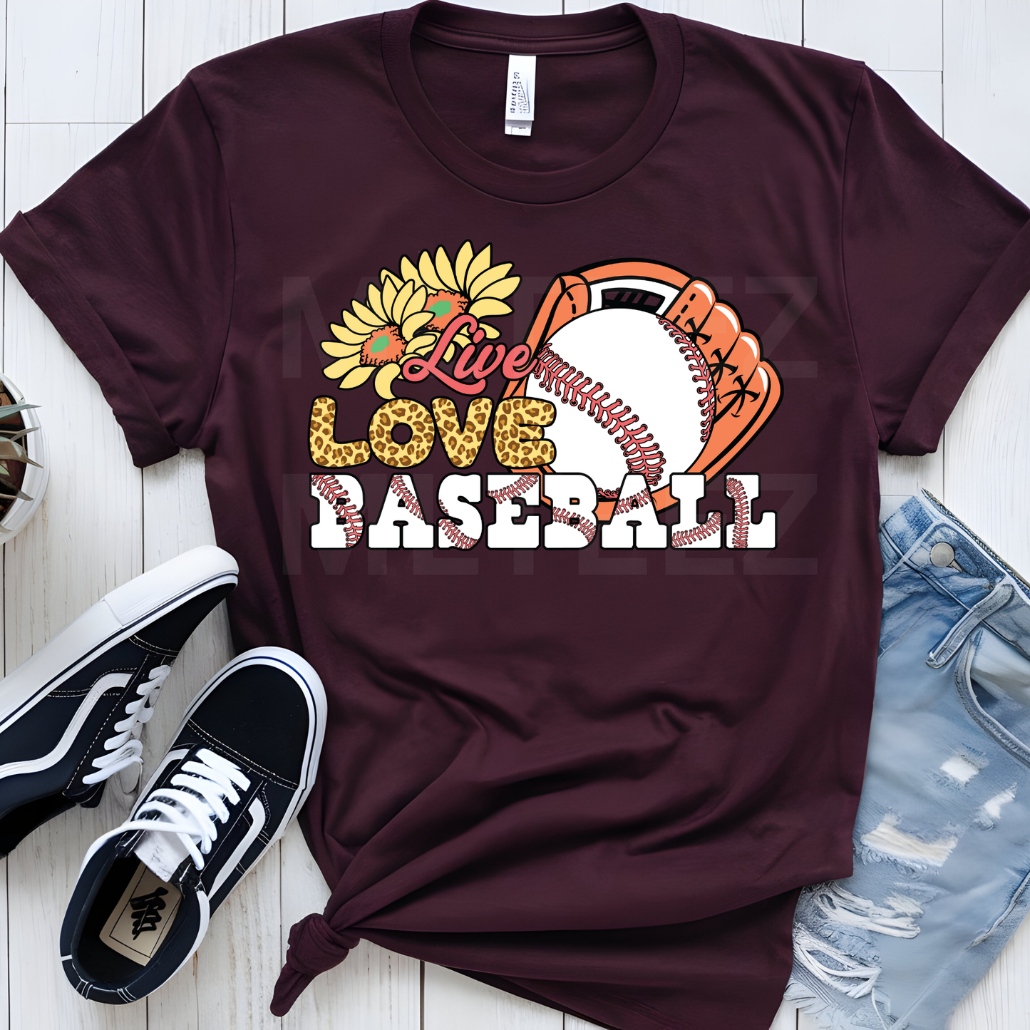 Live, Love, Baseball (1) DTF Direct To Film