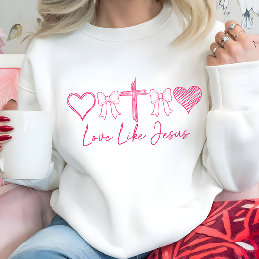 Love Like Jesus (Valentine's Day) (13) DTF Direct to Film
