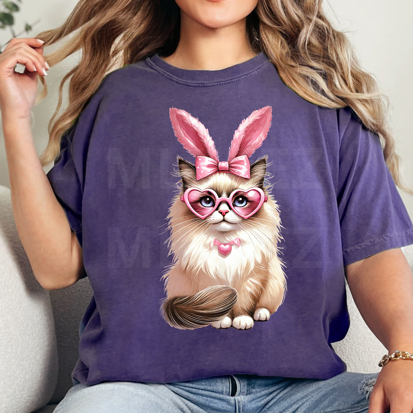 Easter Kitty (5) DTF Direct To Film