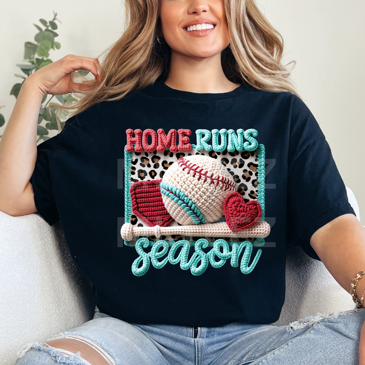 Home Runs Season (Baseball) (2) DTF Direct To Film