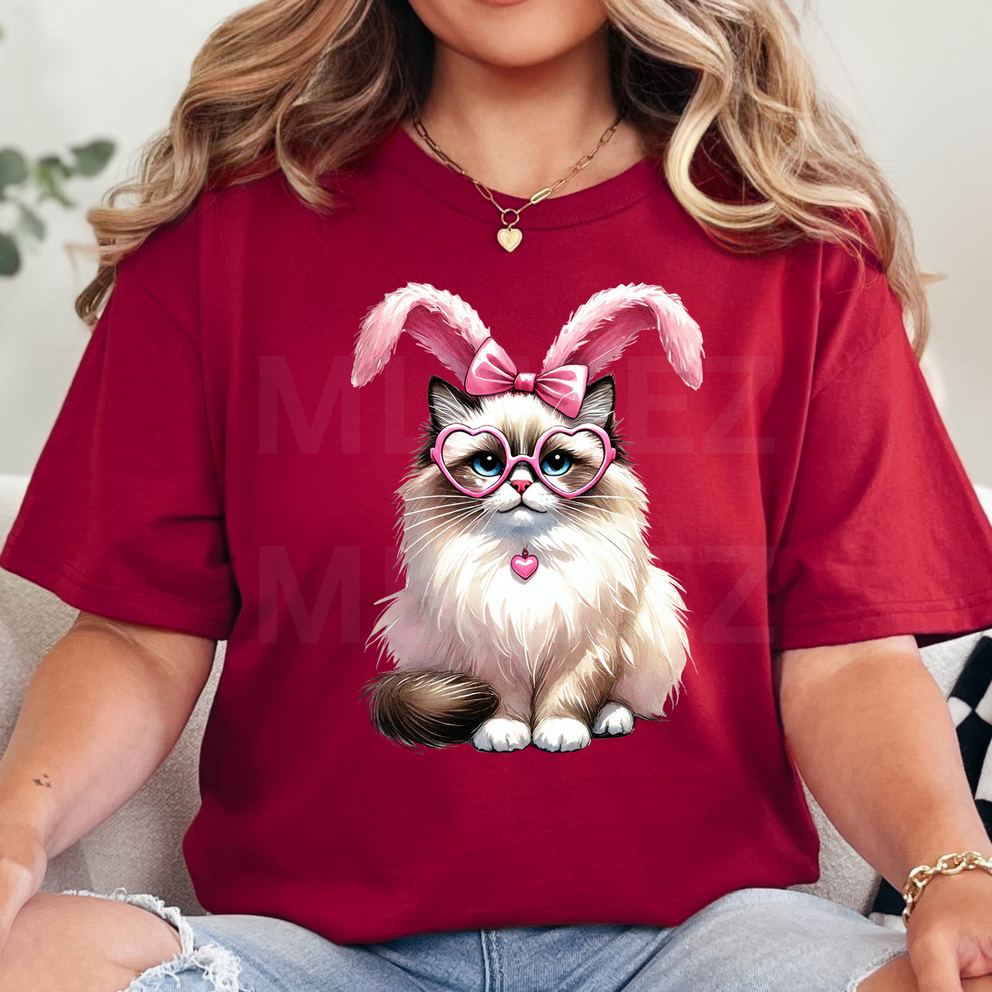 Easter Kitty (6) DTF Direct To Film