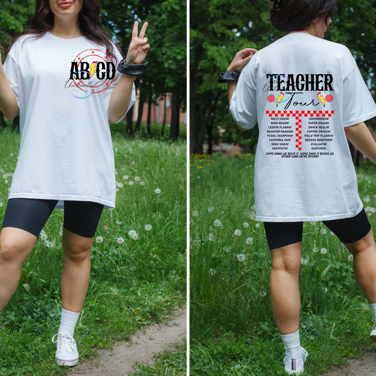 ABCD Teacher Tour (pocket) DTF Direct To Film