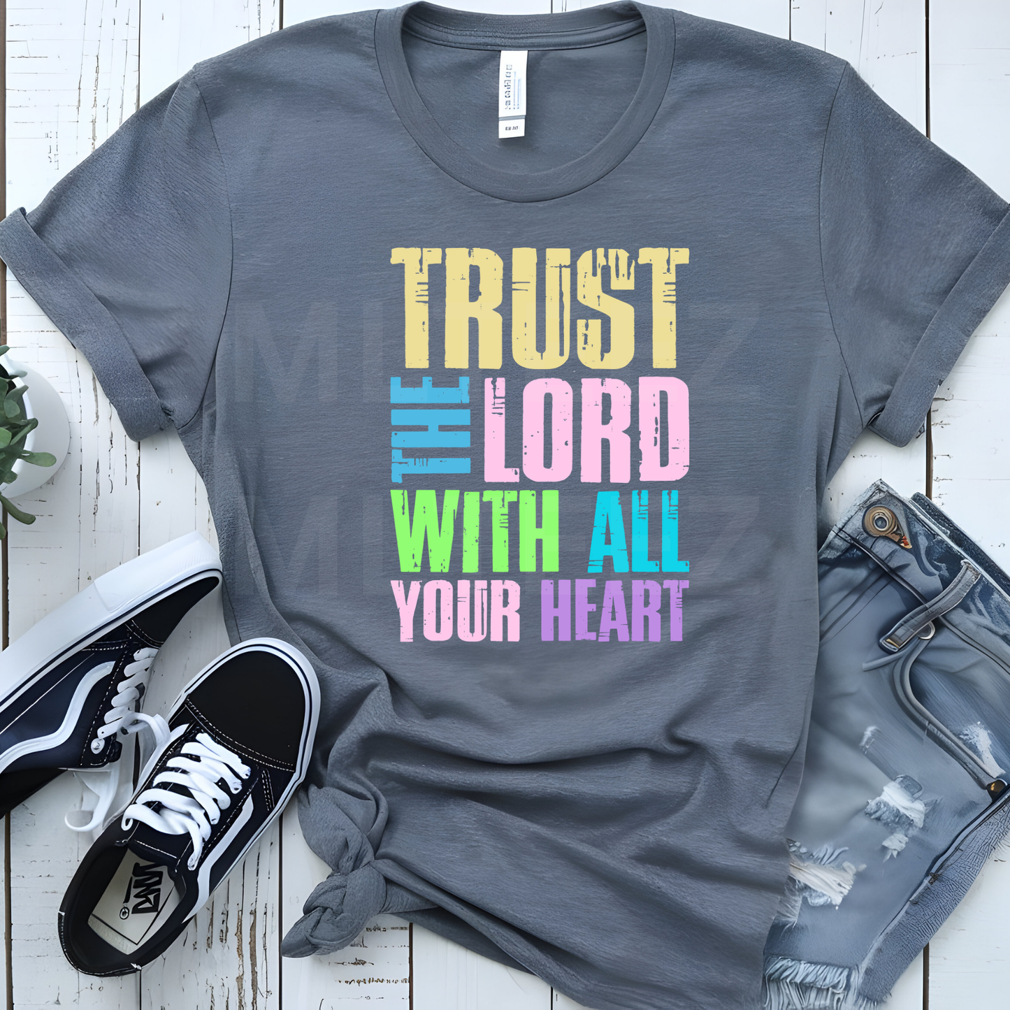 Trust The Lord With All Your Heart (4) DTF Direct to Film