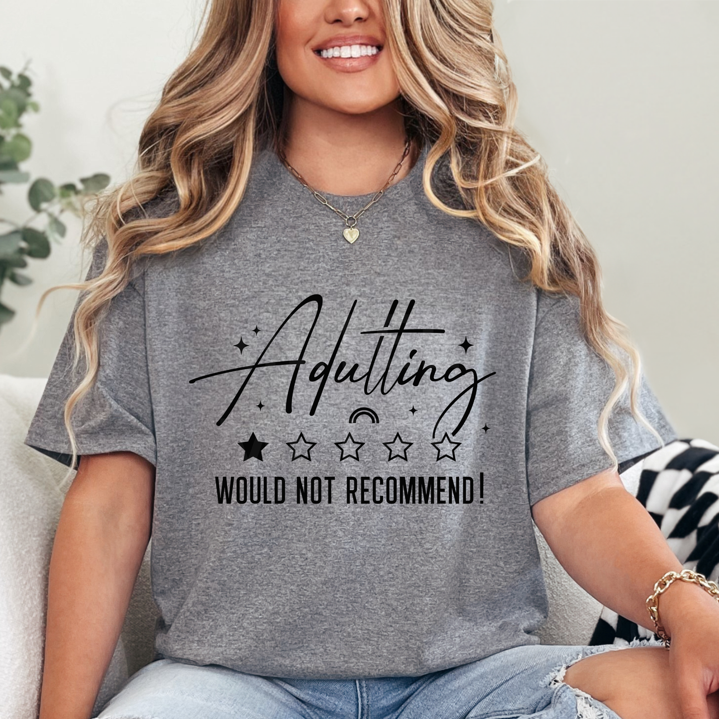 Adulting Would Not Recommend! (1) DTF Direct To Film