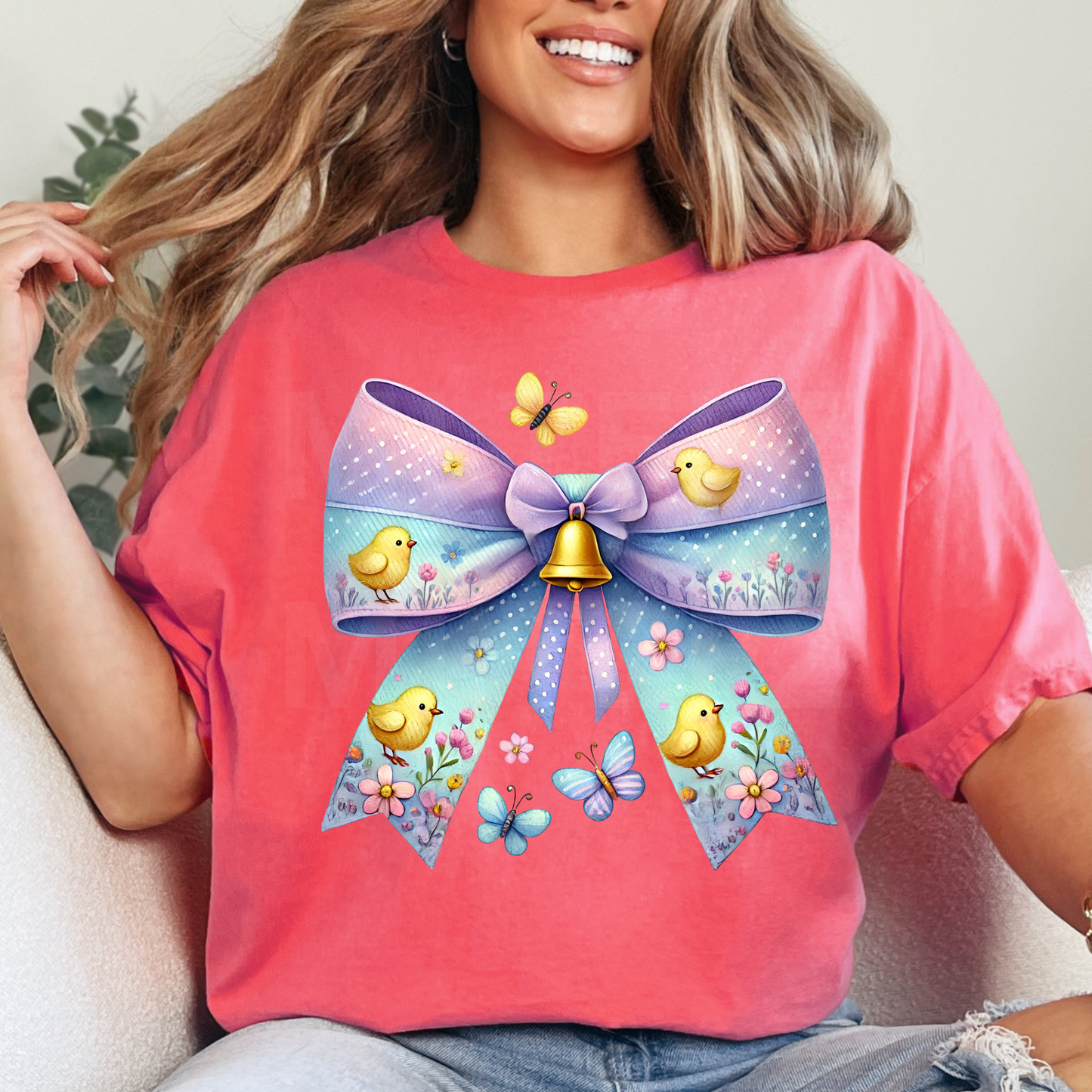 Easter Bow (19) DTF Direct To Film