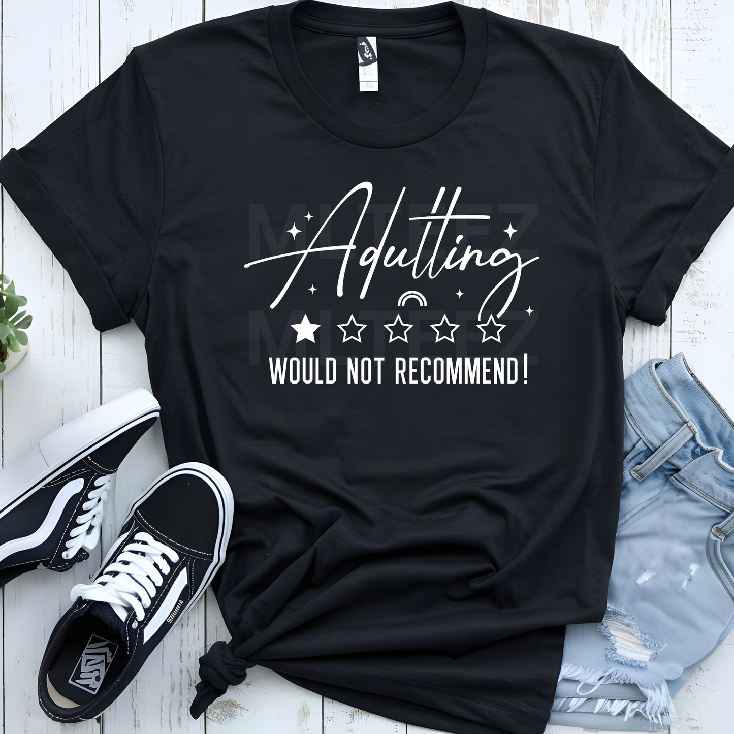 Adulting Would Not Recommend! (2) DTF Direct To Film
