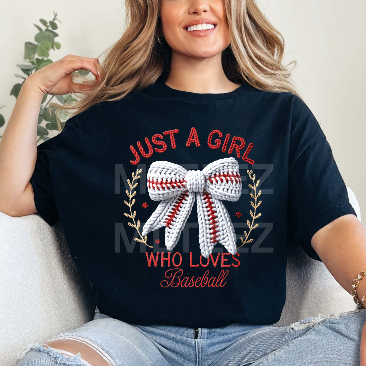 Just a Girl Who Loves Baseball (2) DTF Direct To Film