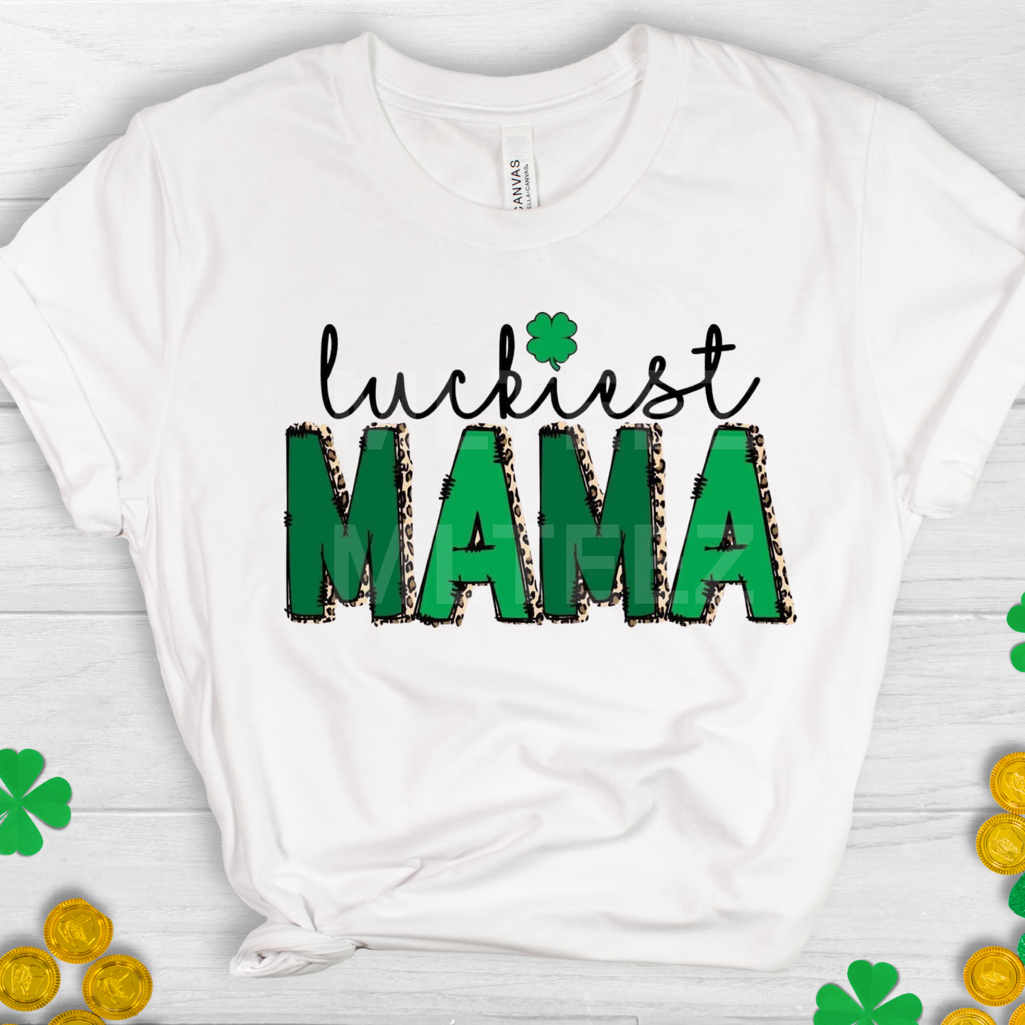 Luckiest Mama (St. Patrick's Day) (1) DTF Direct To Film
