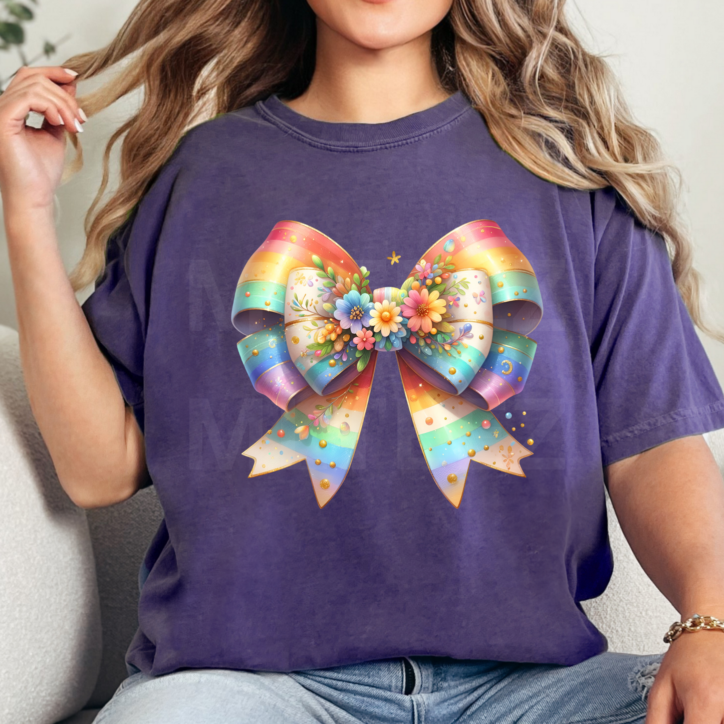 Easter Bow (29) DTF Direct To Film