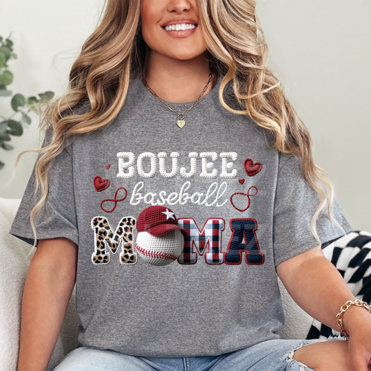 Boujee Baseball Mama (4) DTF Direct To Film