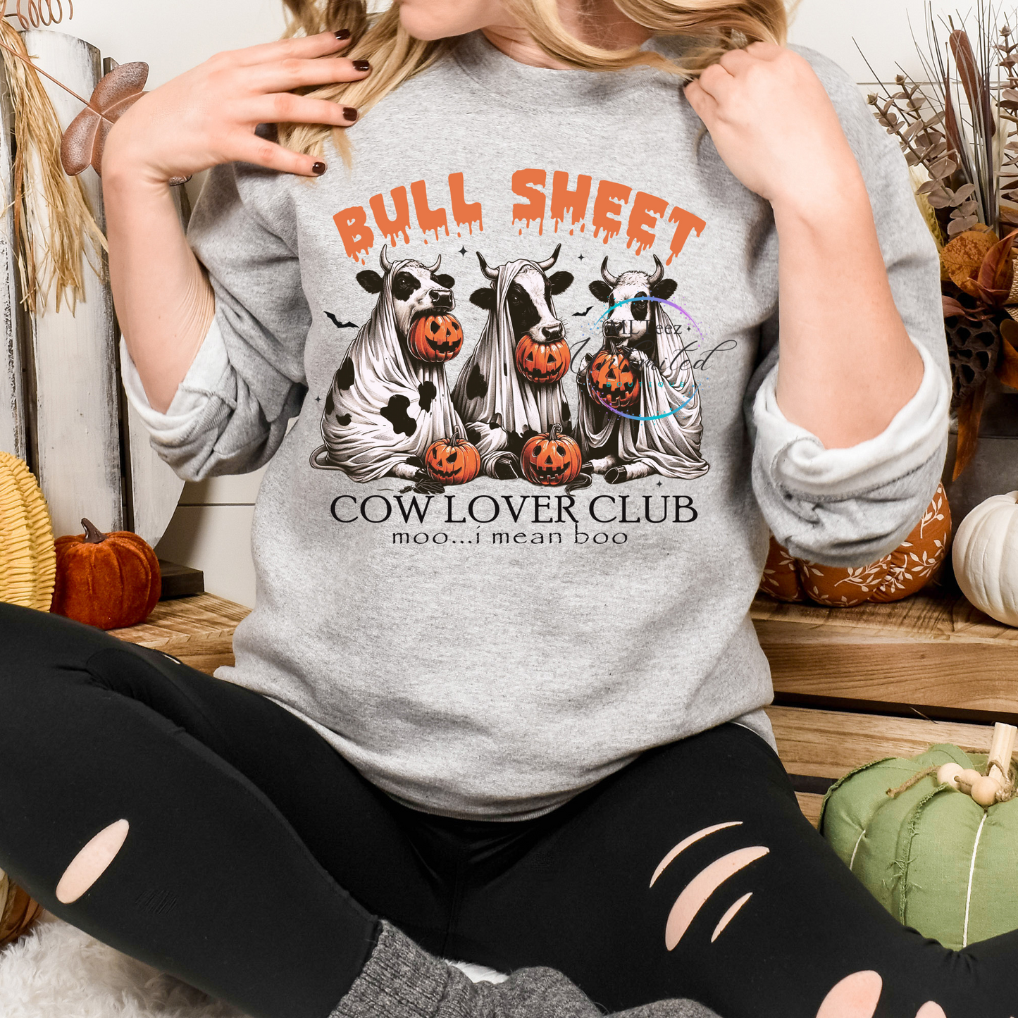 Bull Sheet Cow Lovers Club DTF Direct To Film