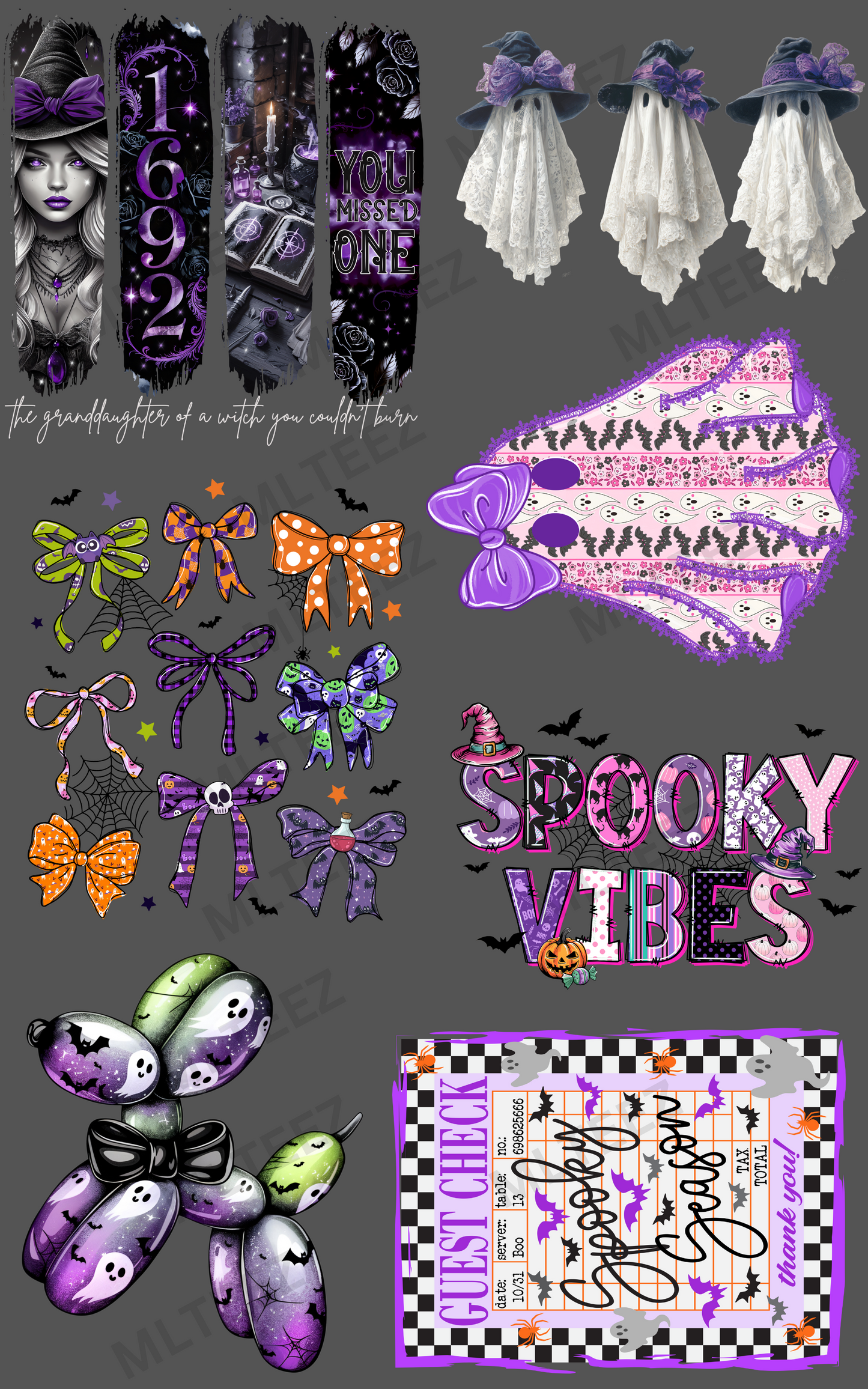 1692 YOU MISSED ONE PREMADE GANGSHEET  - 22X36  DTF TRANSFERS - DIRECT TO FILM