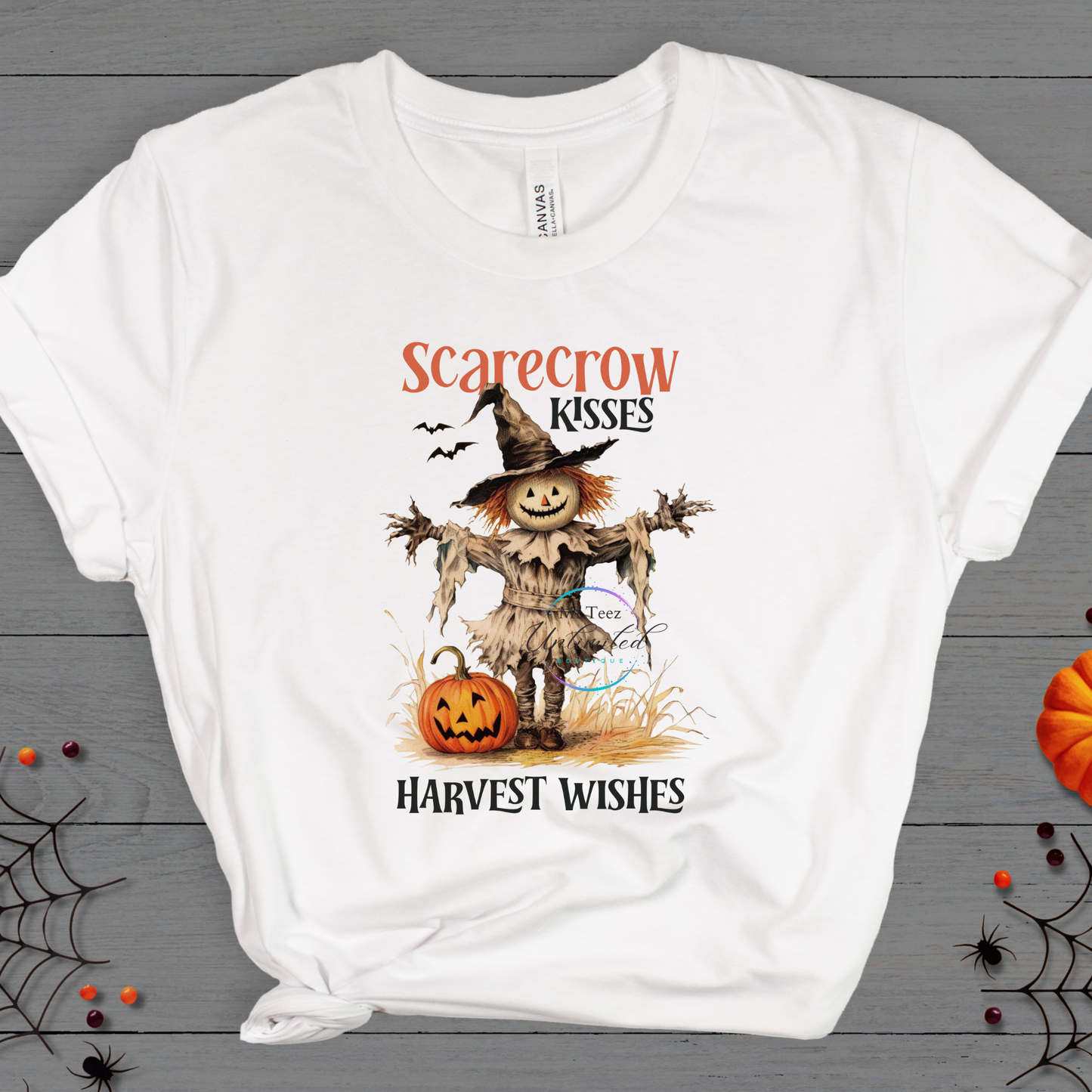 Scarecrow Kisses Harvest Wishes DTF Direct To Film