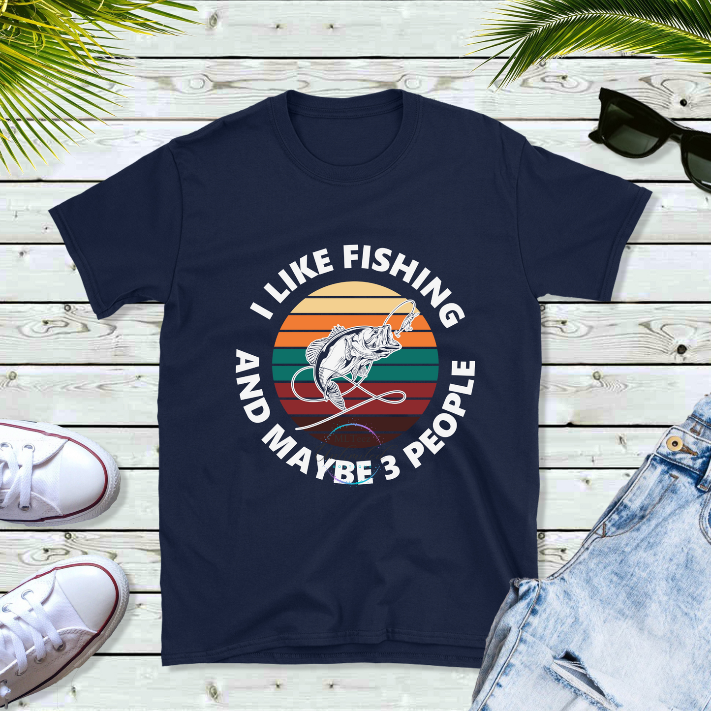 I Like Fishing And Maybe 3 People DTF Direct To Film