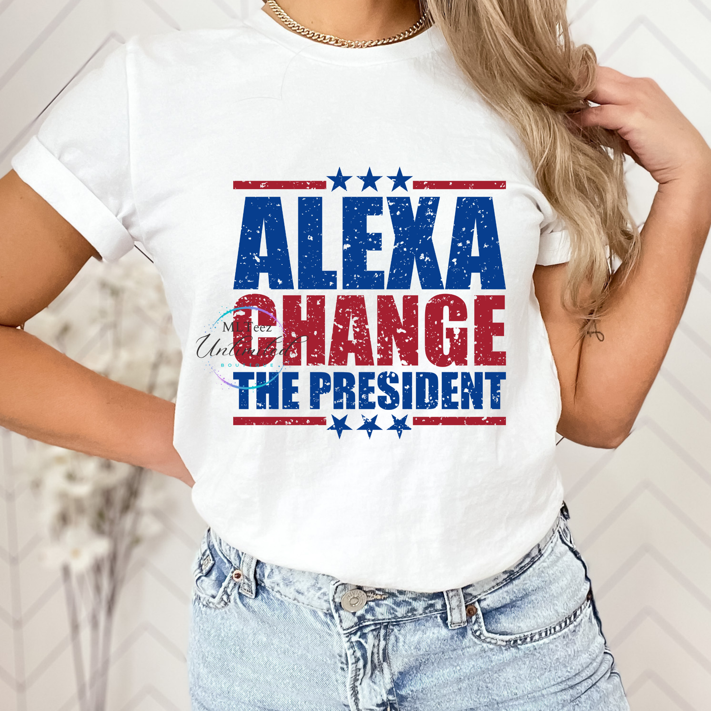 Alexa Change The President DTF Direct To Film