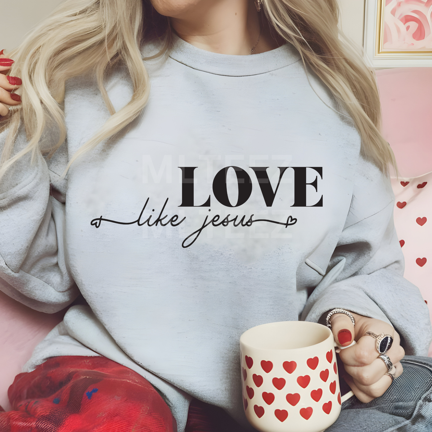 Love Like Jesus (Valentine's Day) (20) DTF Direct to Film