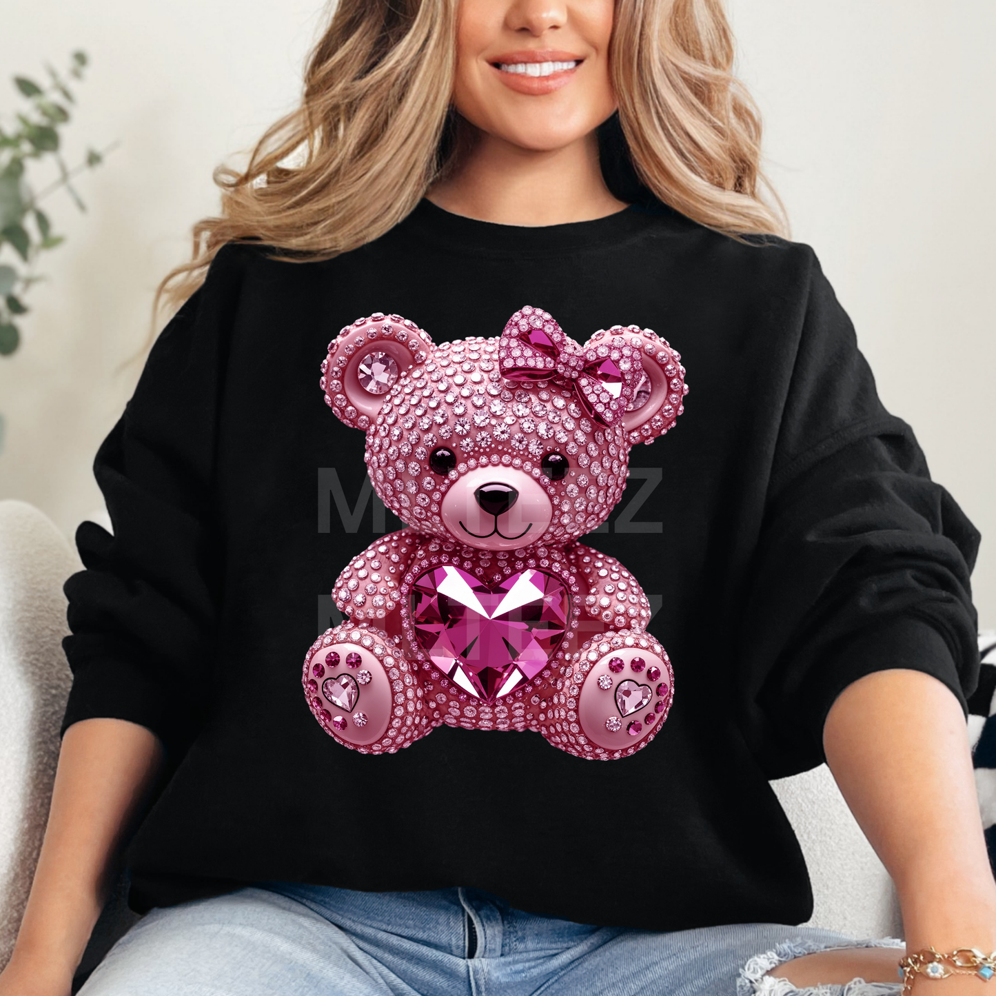 Valentine Bear (4) DTF Direct to Film