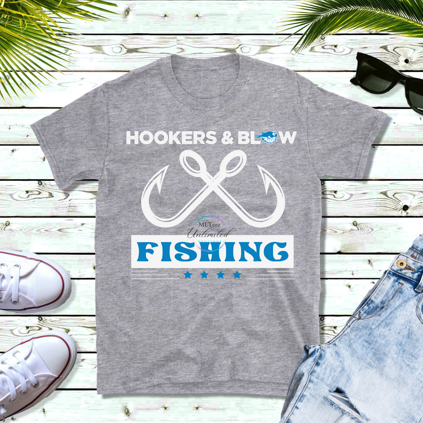 Hookers & Blow Fishing DTF Direct To Film