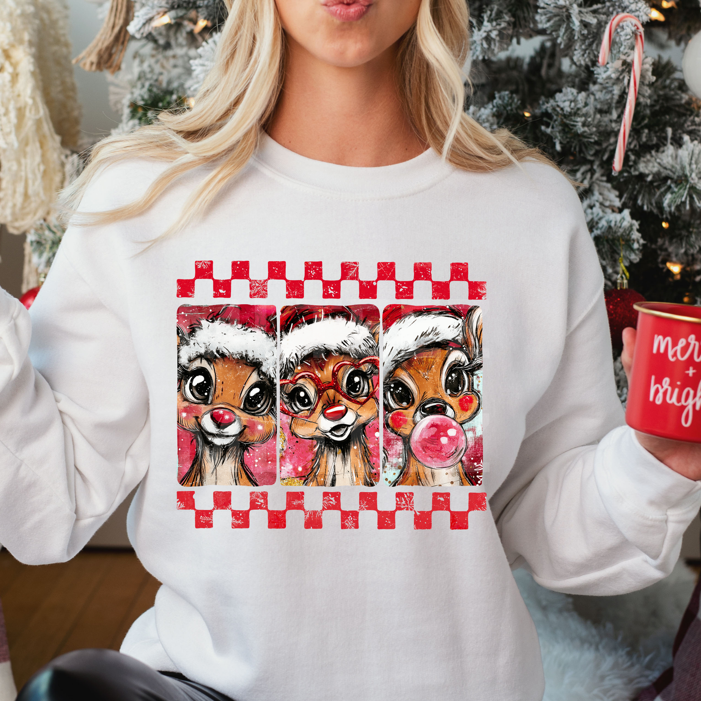 Christmas Reindeer (11) DTF Direct to Film