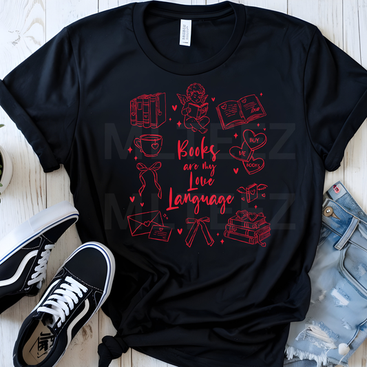 Books Are My Love Language (3) DTF Direct To Film