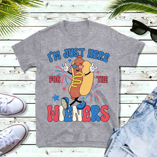 I'm Just Here for The Wieners (1) DTF Direct To Film