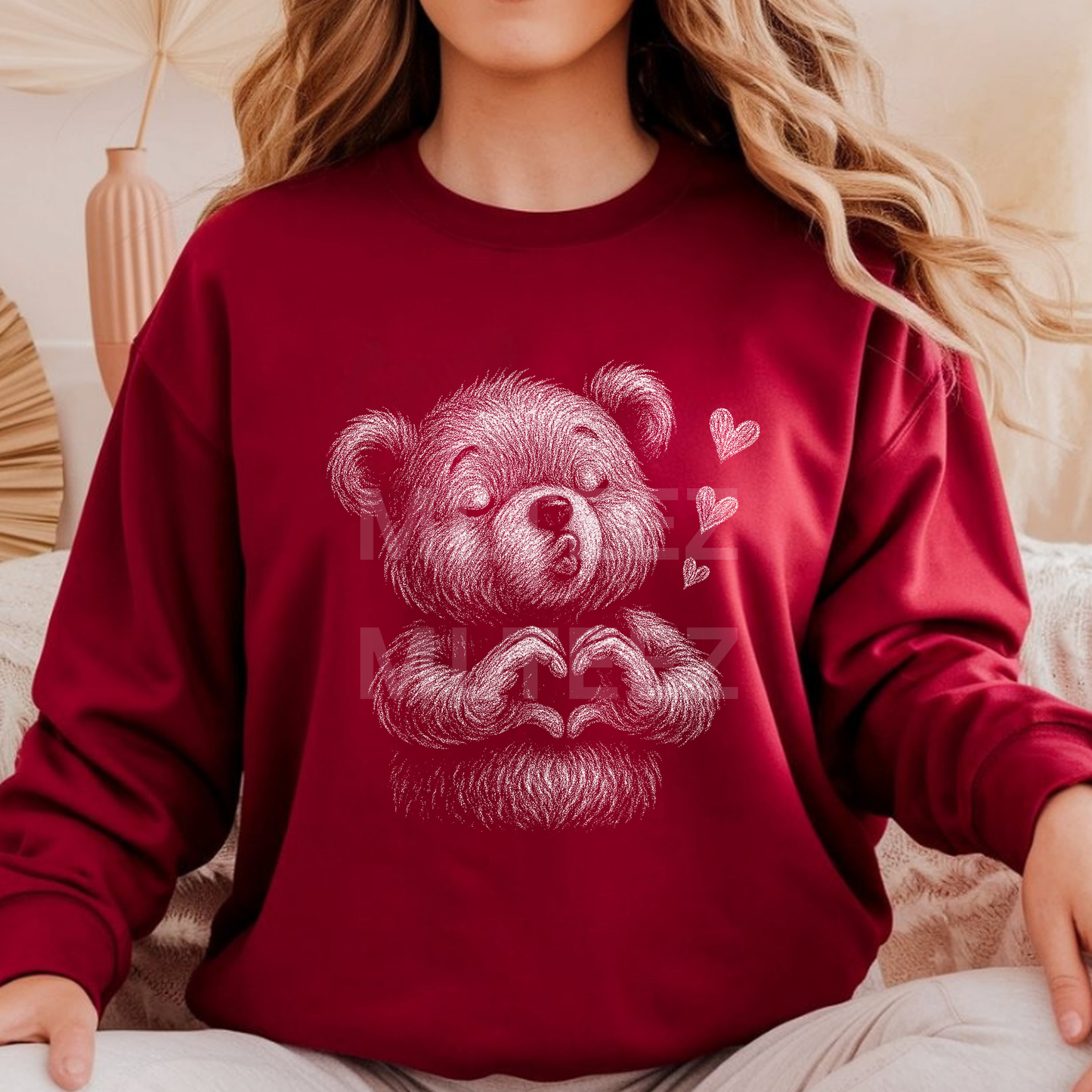 Valentine Bear (1) (Half Tone) DTF Direct to Film