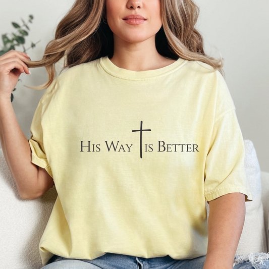 His Way Is Better (2) DTF Direct to Film