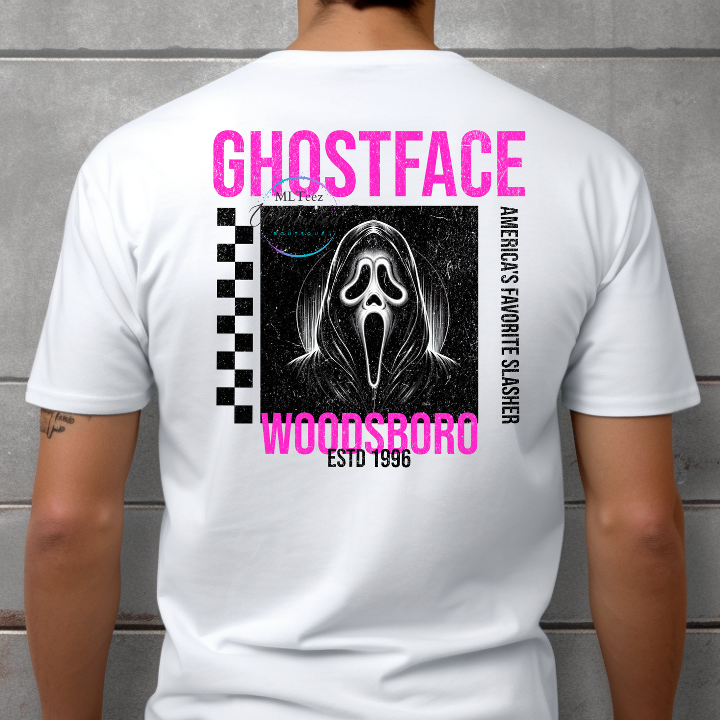 Ghostface Woodsboro DTF Direct To Film