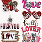 PREMADE LEOPARD & LOVER GANGSHEET  - 22X60