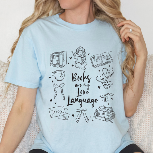 Books Are My Love Language (4) DTF Direct To Film