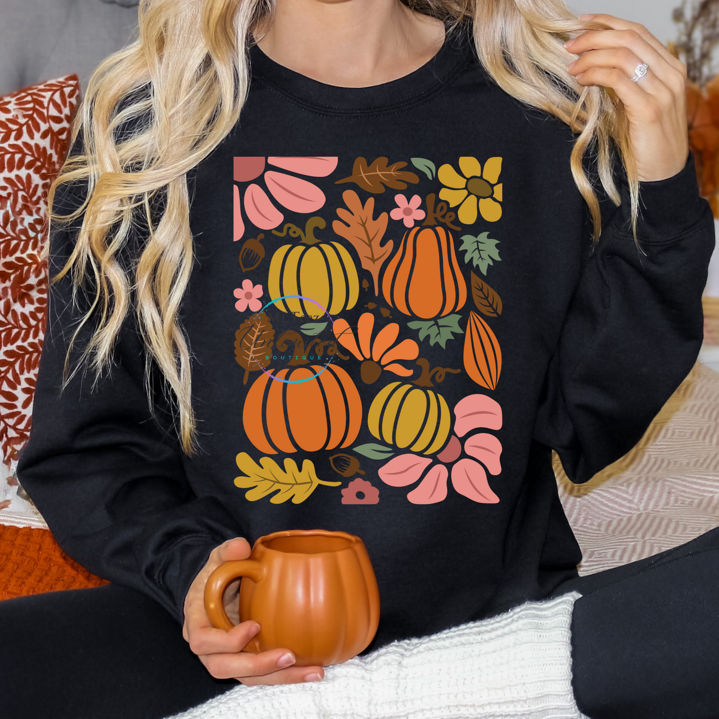 Fall Pumpkin Boho (3) DTF Direct To Film