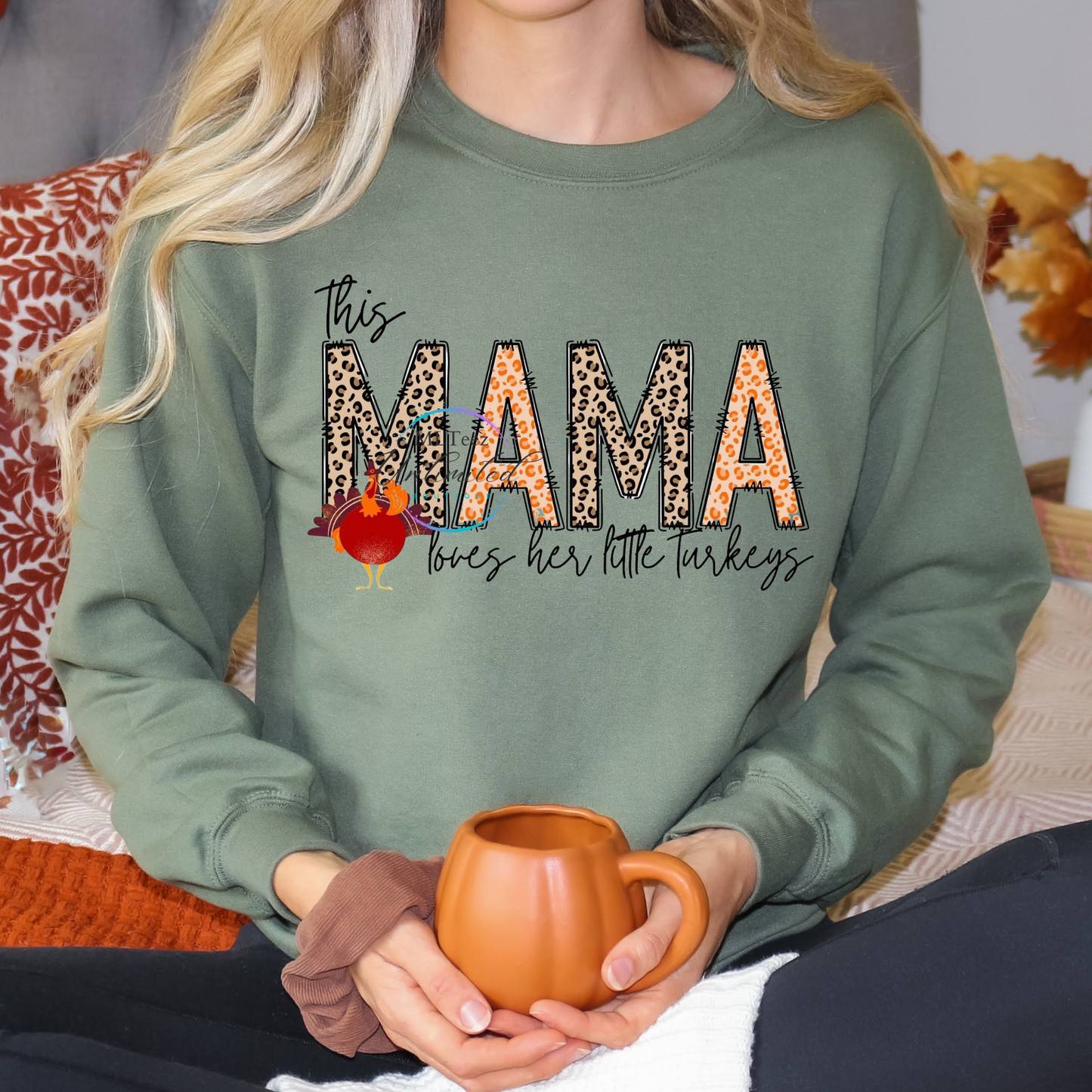 This Mama Loves Her Little Turkeys DTF Direct To Film