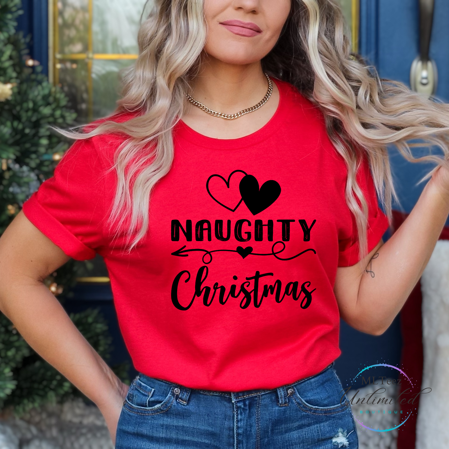 Naughty Christmas DTF Direct To Film