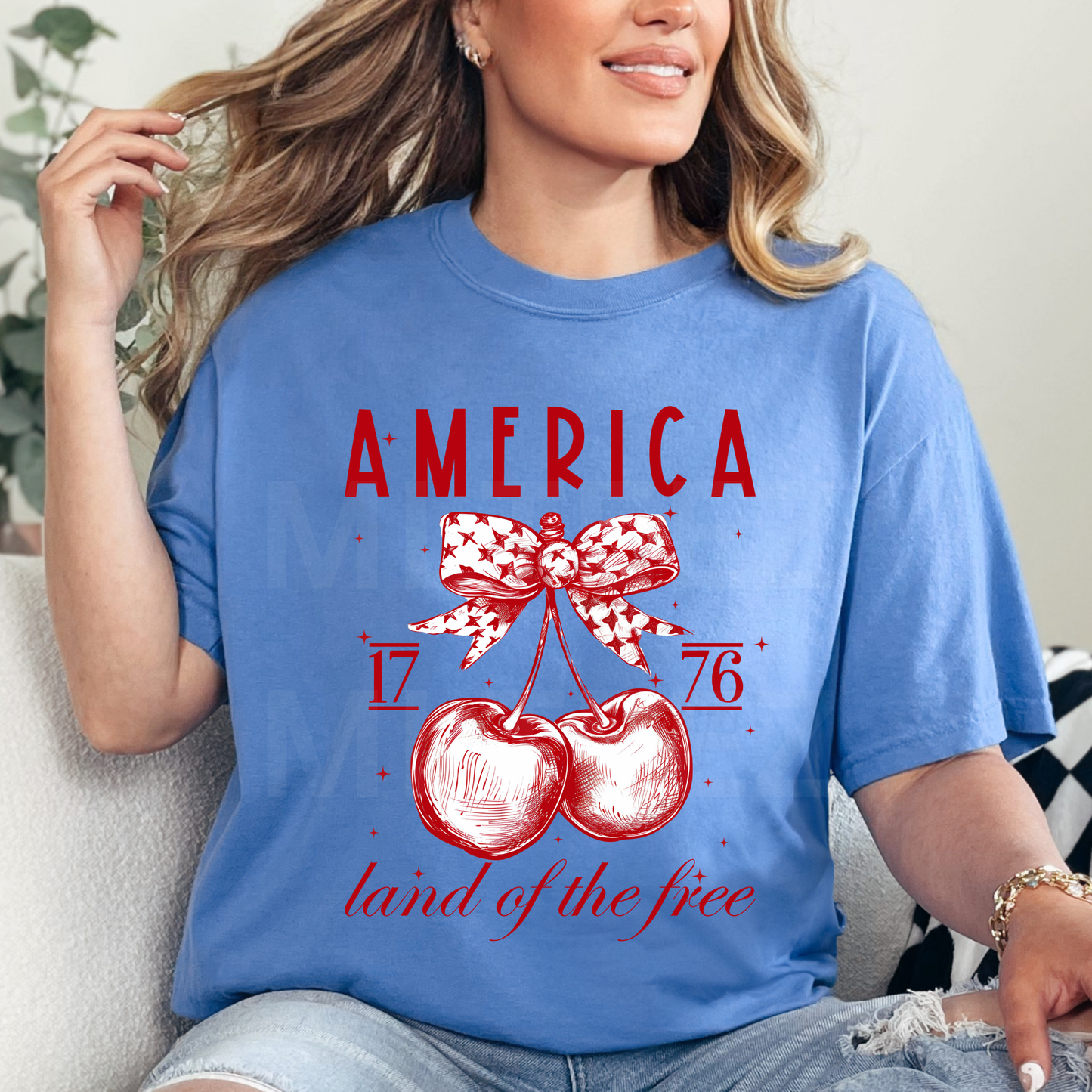 America Land Of The Free (2) DTF Direct To Film