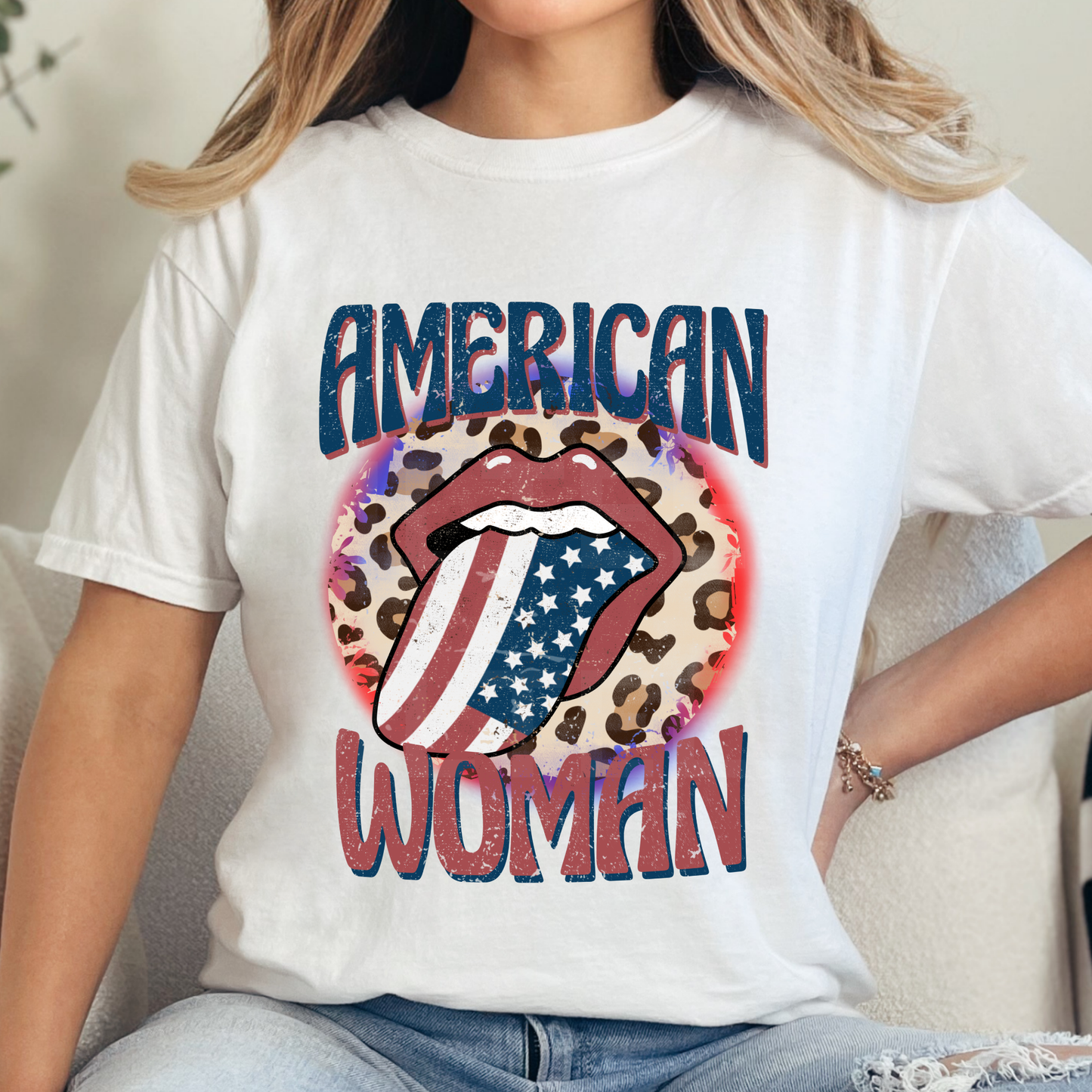 American Woman (1) DTF Direct To Film