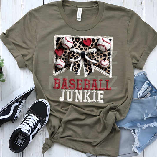 Baseball Junkie (4) DTF Direct To Film