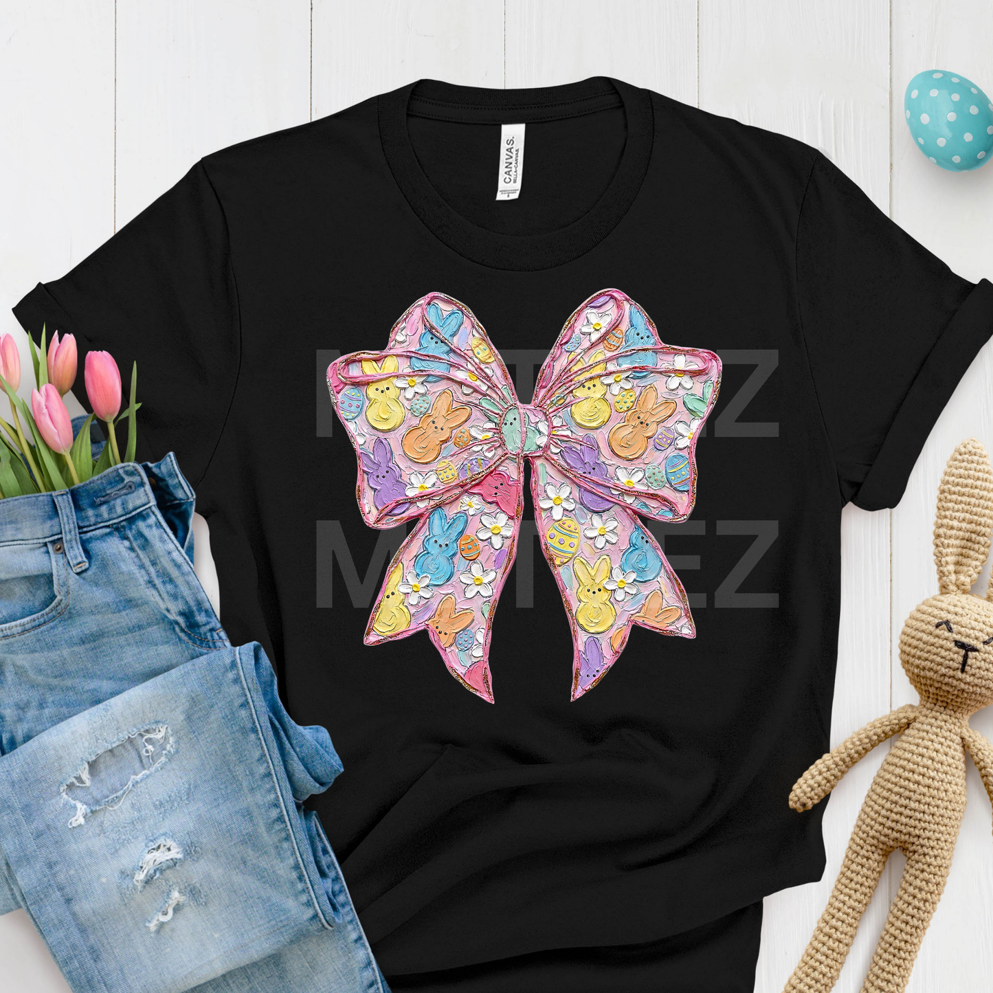 Easter Bow (44) DTF Direct To Film