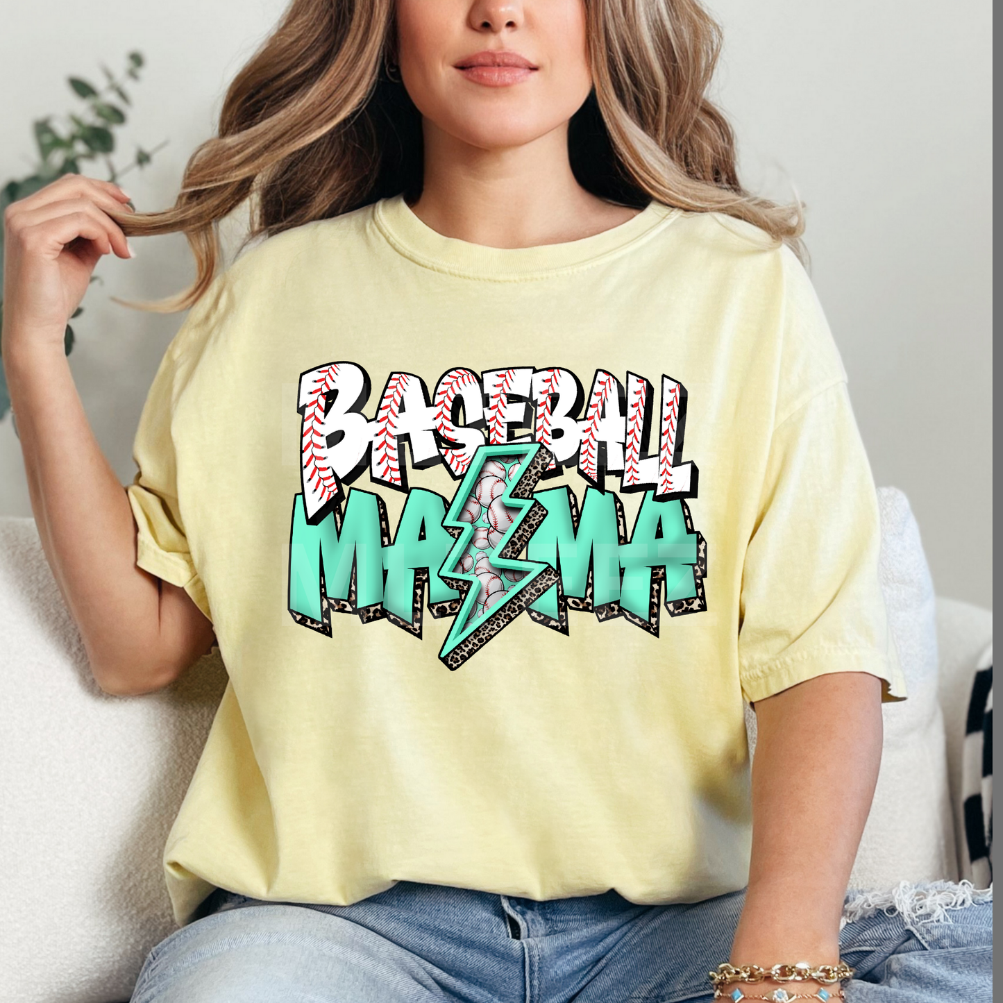Baseball Mama (16) DTF Direct To Film