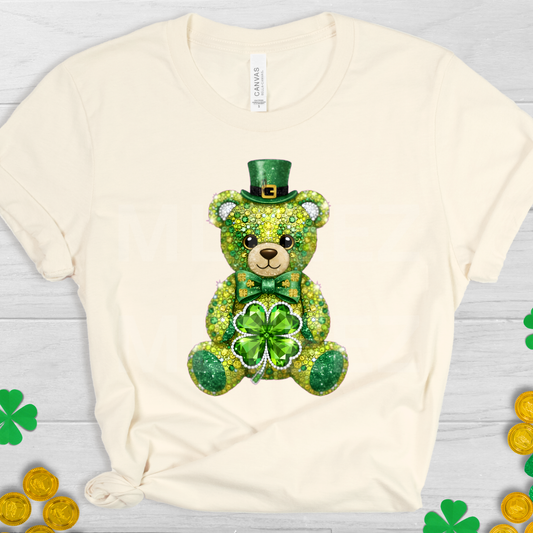 St. Patrick's Day Bear (3) DTF Direct To Film