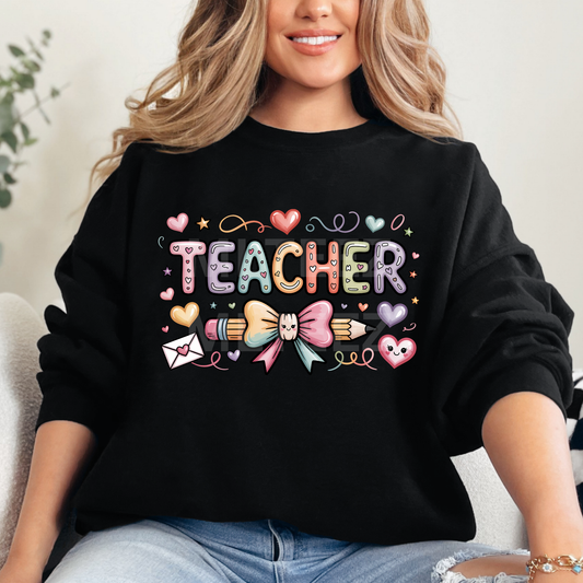 Teacher (Valentine's Day) (3) DTF Direct to Film