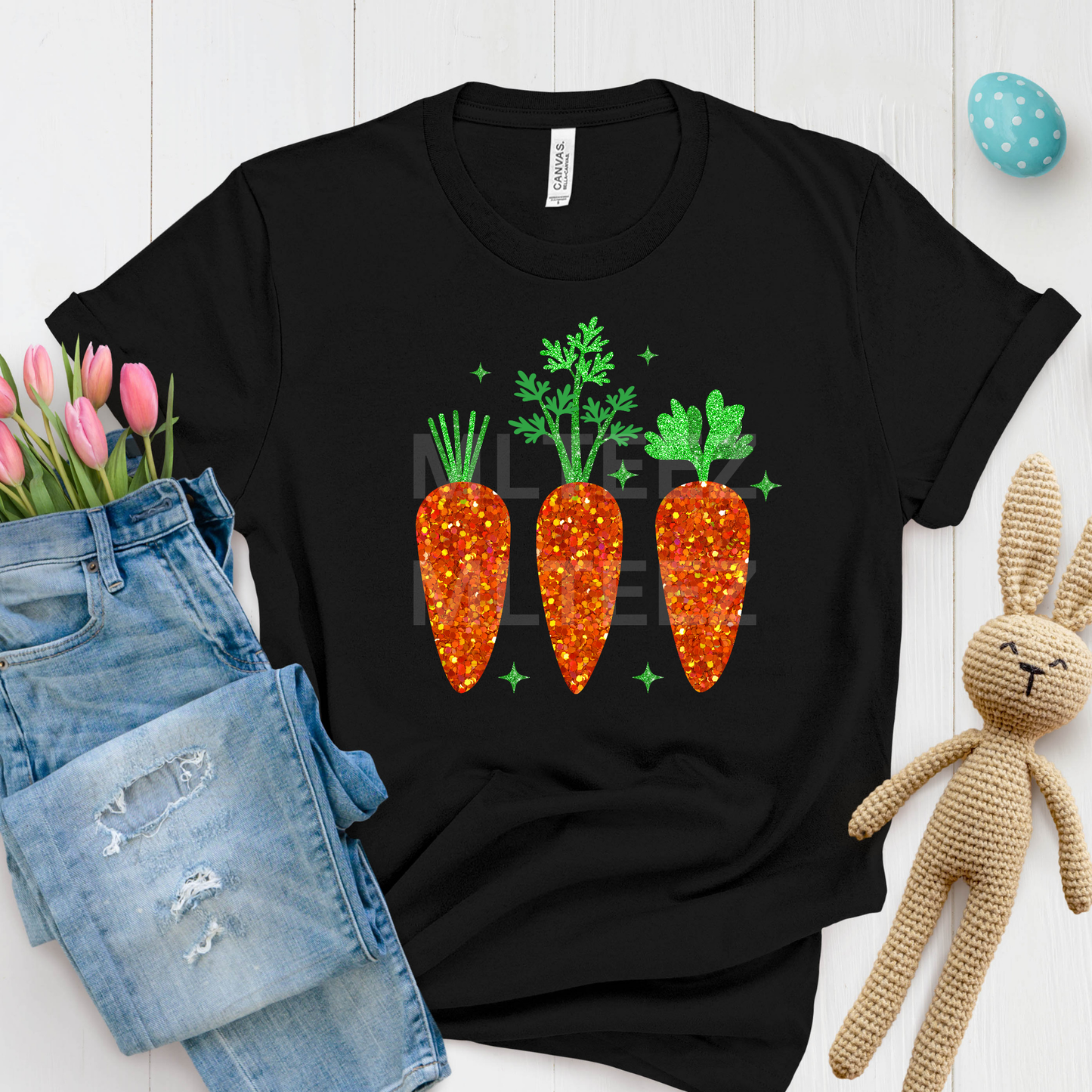 Easter Carrots (2) DTF Direct To Film