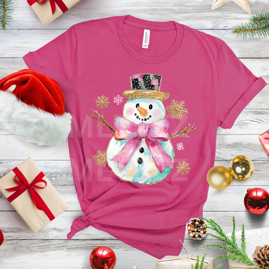 Christmas Snowman (5) DTF Direct to Film