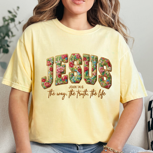 Jesus The Way the Truth the Life (7) DTF Direct to Film