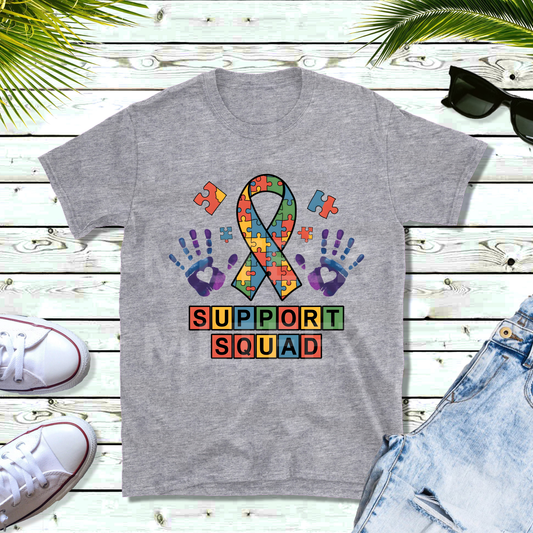 Support Squad (Autism) (1) DTF Direct To Film